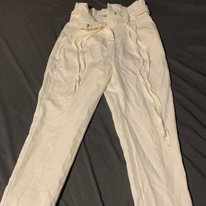 Off-white/cream colored dress pants